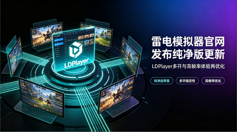 雷电模拟器官网发布纯净版更新 LDPlayer多开与高帧率体验再优化