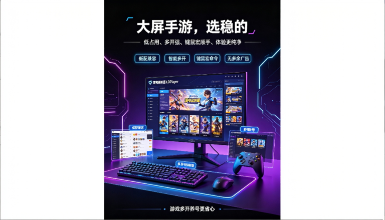 雷电模拟器电脑版使用教程：流畅玩手游多开设置全攻略